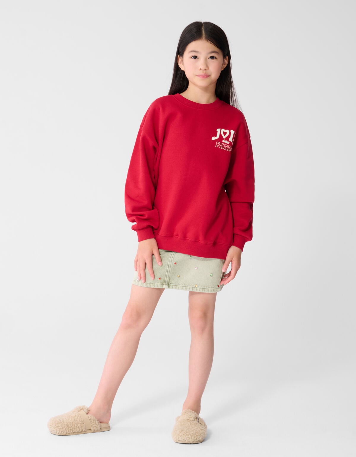 Joie De Vivre Artwork Sweater Rood