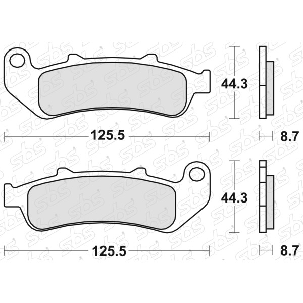 SBS - Plaquettes de frein 685 LS