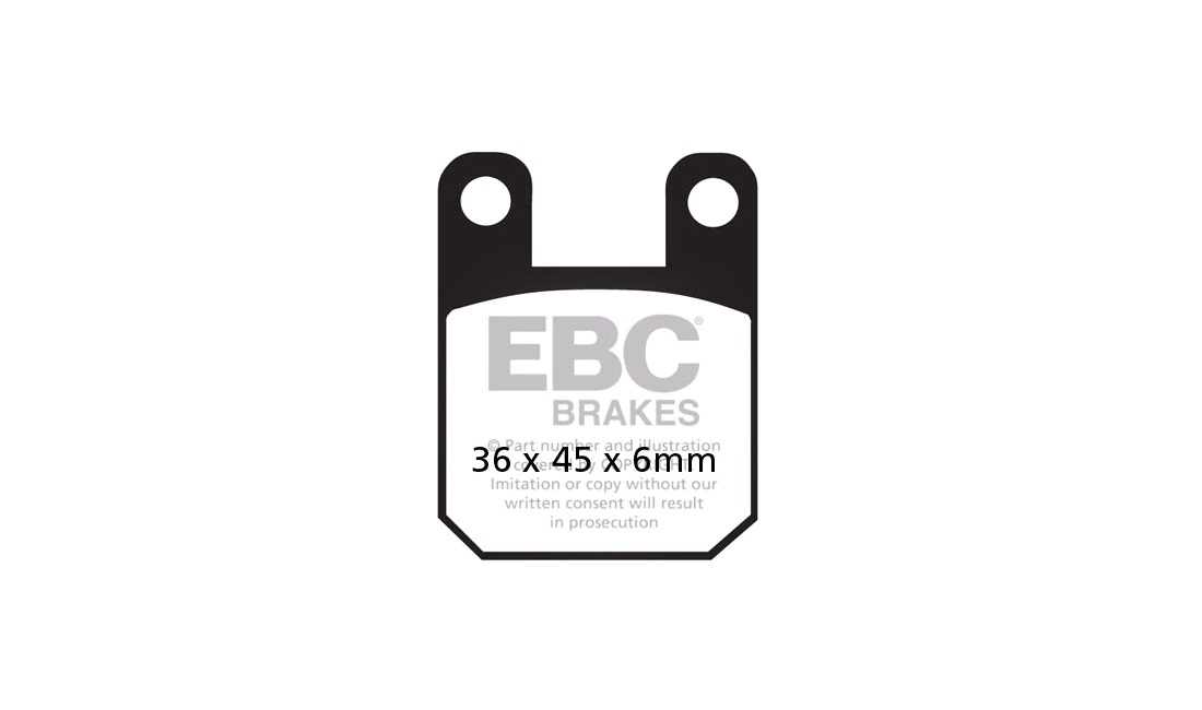 Bremseklodser for EBC, Estilete 00-02