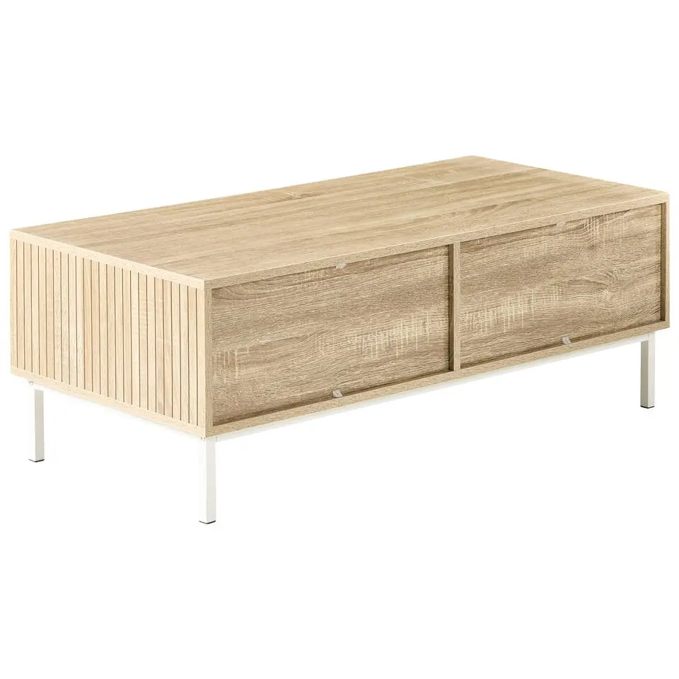 ROYALLA - Salontafel - Lichtbruin - MDF