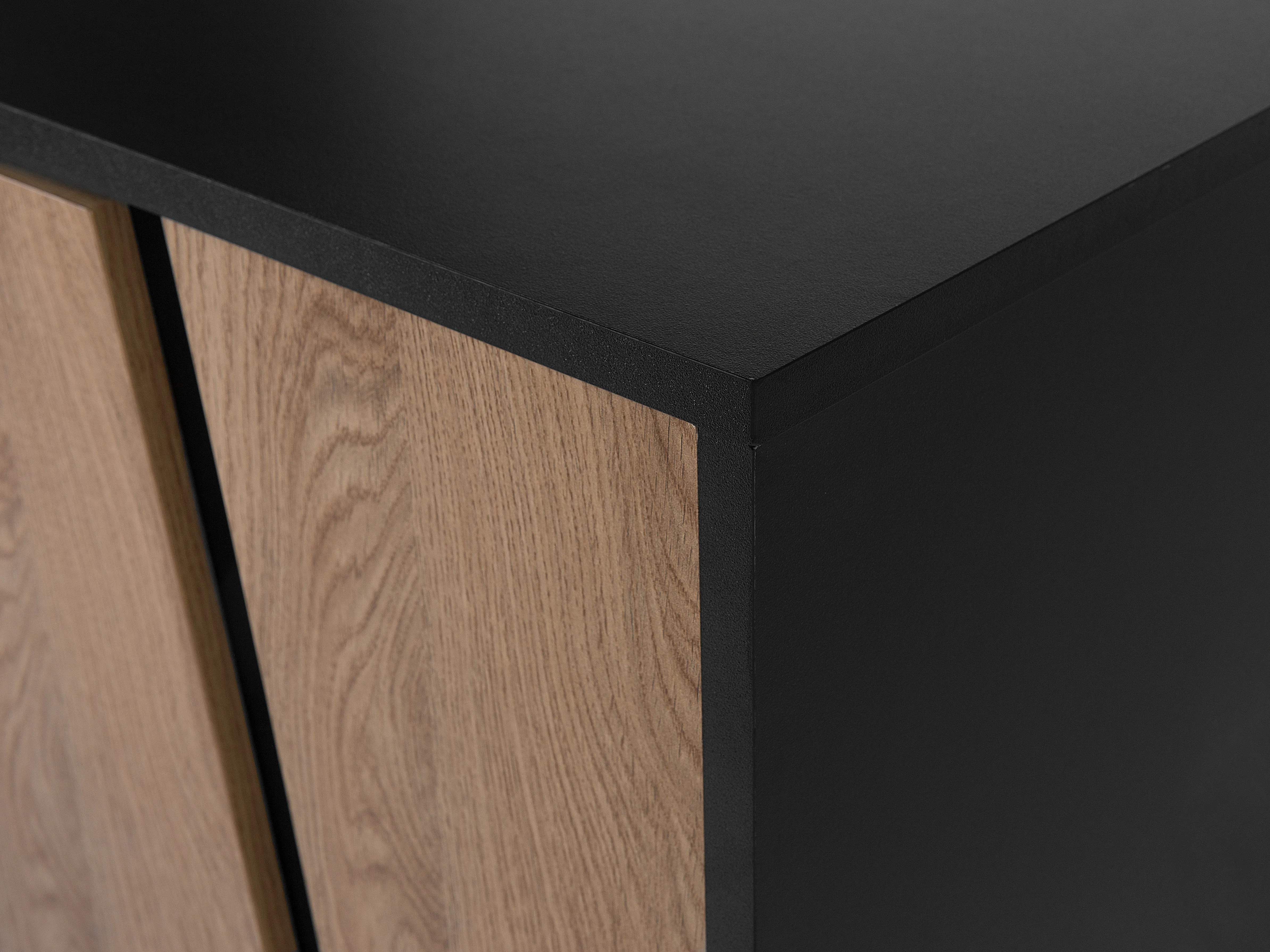 TV-meubel BLACKPOOL Bruin/zwart
