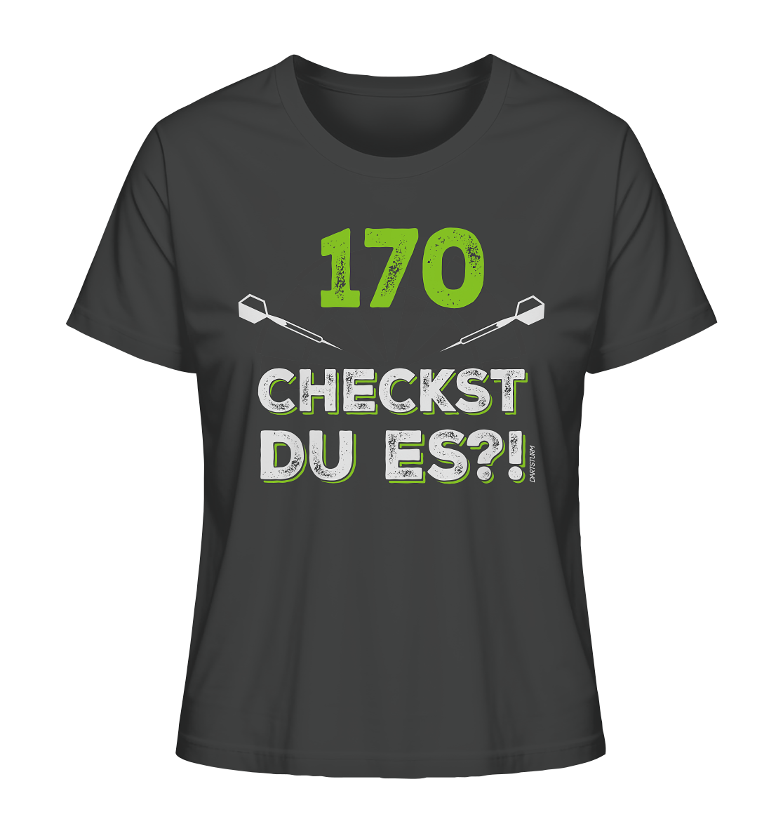 DartSturm - 170 Checkst du es - Ladies Organic Shirt
