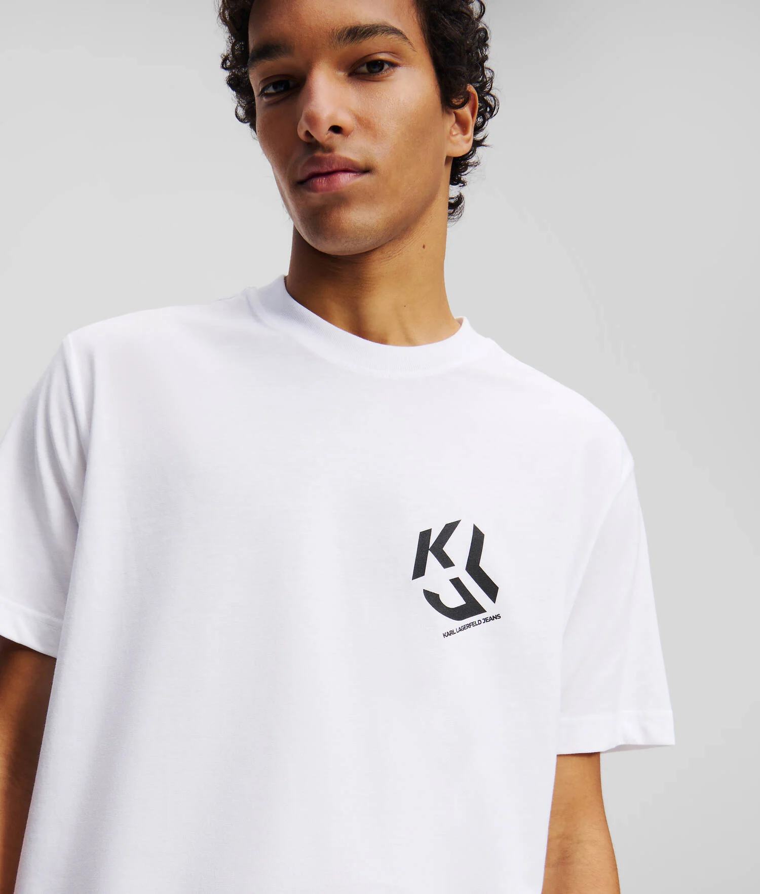 T-SHIRT AVEC MONOGRAMME - Blanc