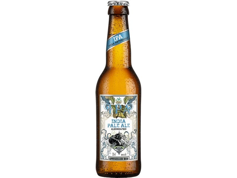 Appenzeller Bier Bier IPA alkoholfrei 6 x 0.33 l India Pale Ale ohne Alkohol