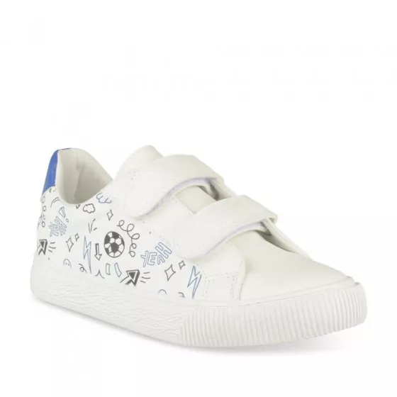 Baskets BLANC CHARLIE & FRIENDS