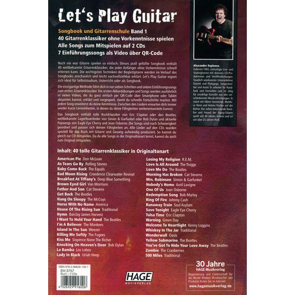 Hage Musikverlag Let's Play Guitar