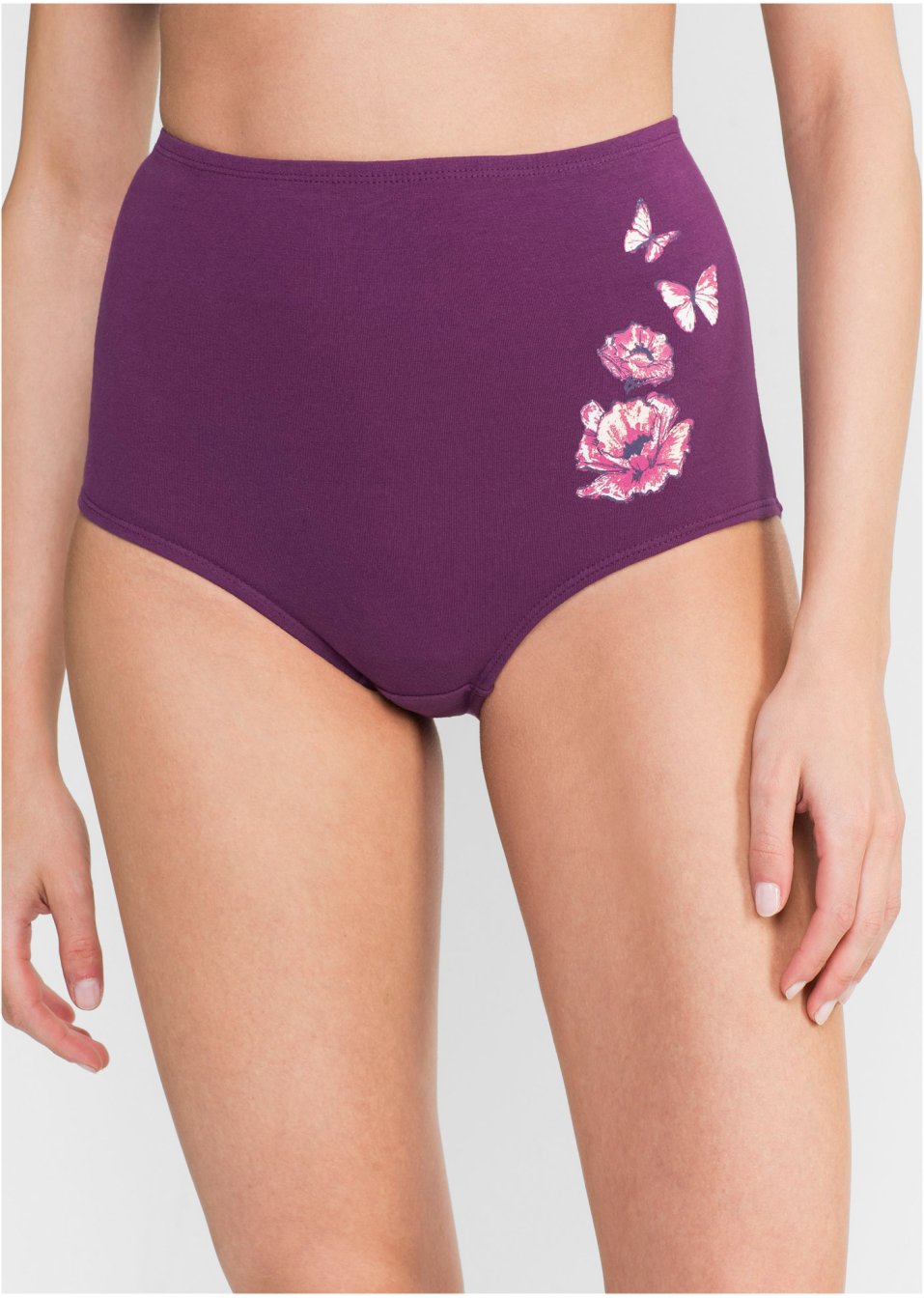 Lot de 5 slips taille haute