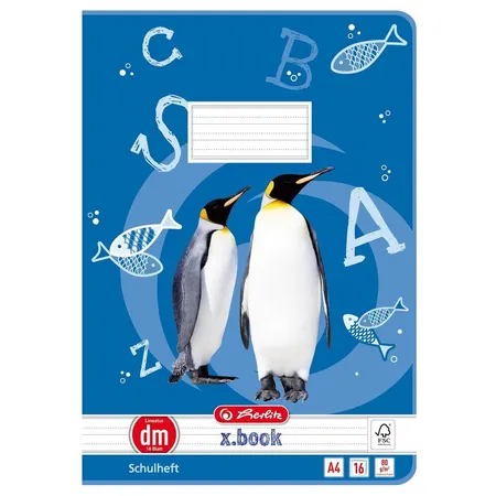 Herlitz Heft A4 Lin. dm FSC-Mix 16 Blatt