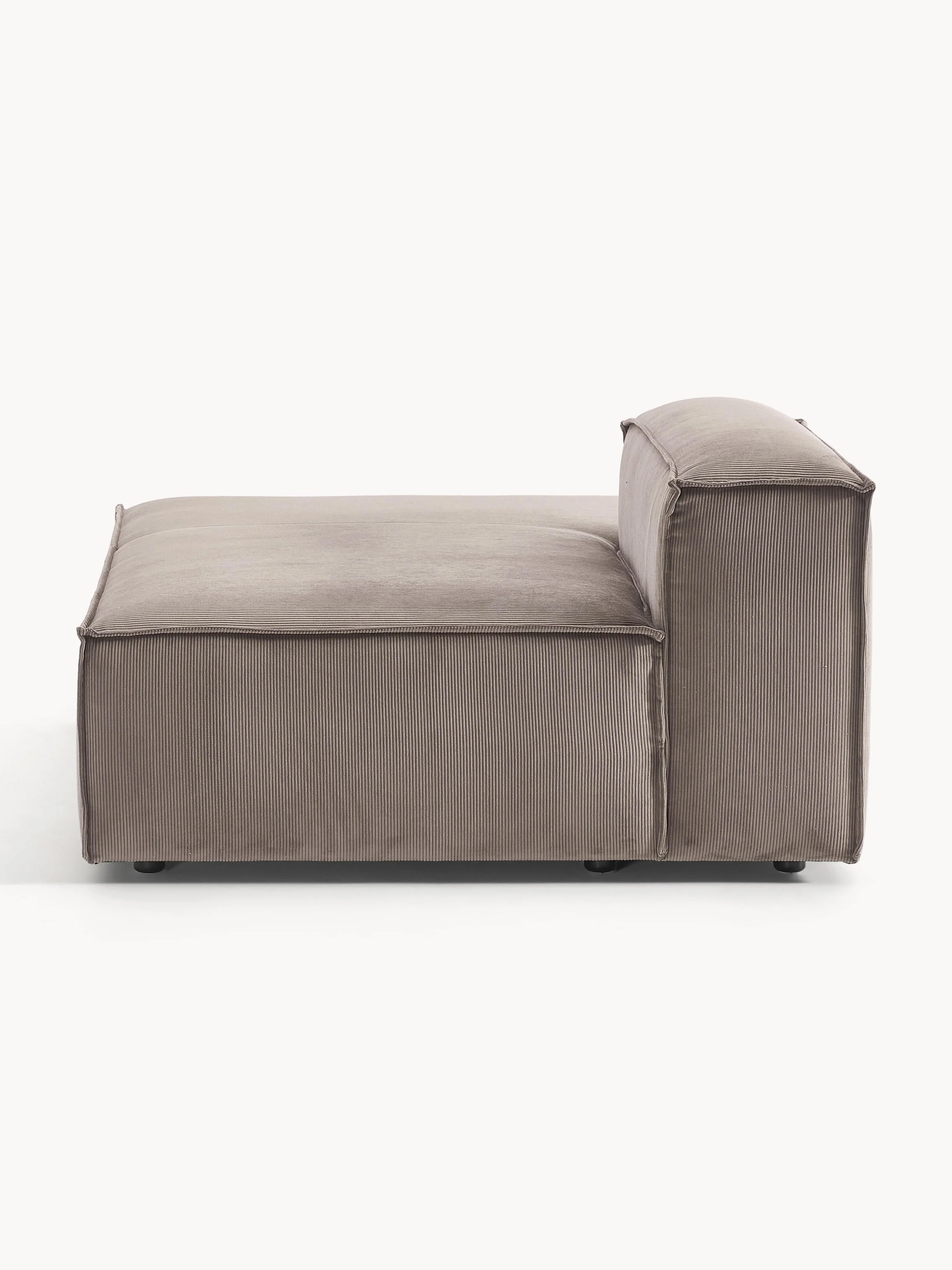 Chaise longue module Lennon van corduroy