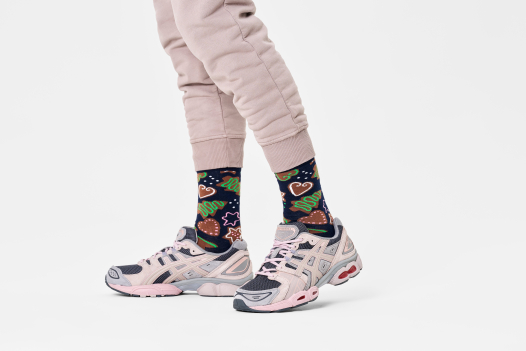 W6YZ Gingerbread Cookies Sock Socken in Mehrfarbig
