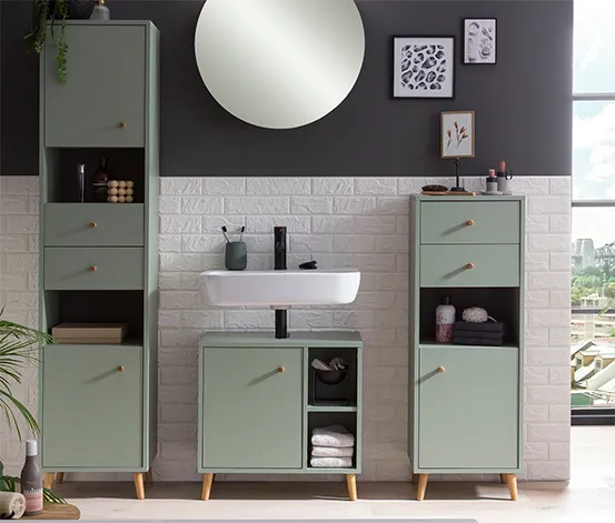 Highboard »Bjarne«, klein, pistaziengrün