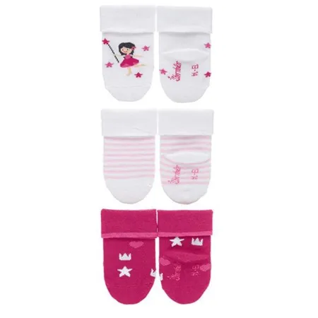 Sterntaler Baby-Mädchen Socken Größe S / 14, 3 Paar