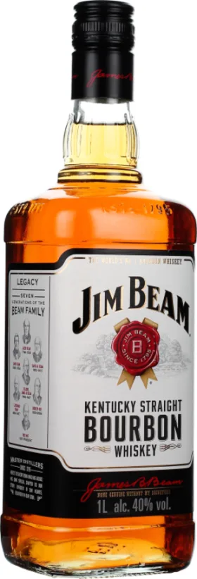 JIM BEAM WHITE 1LTR