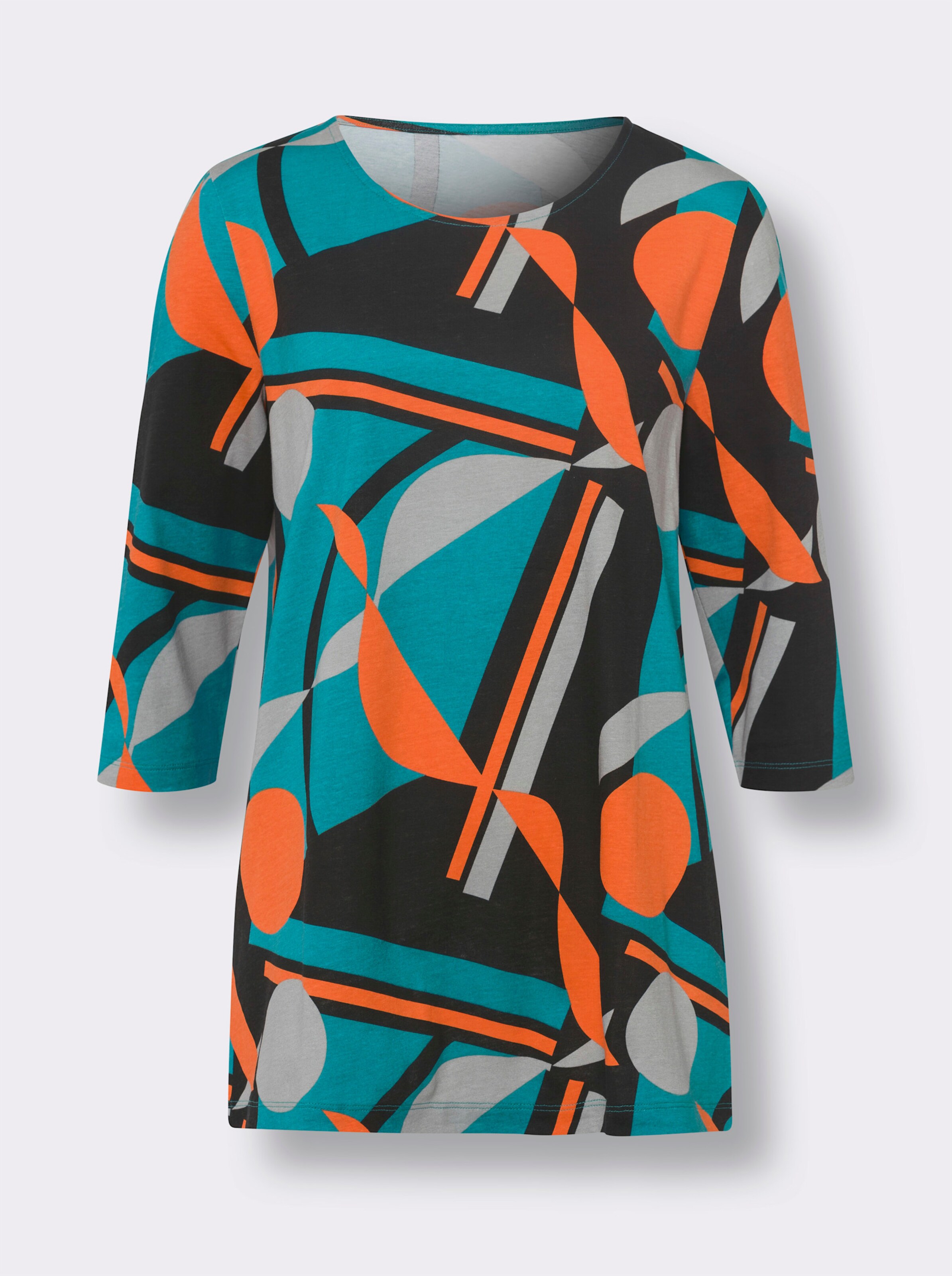 Longshirt mit Grafik-Druck