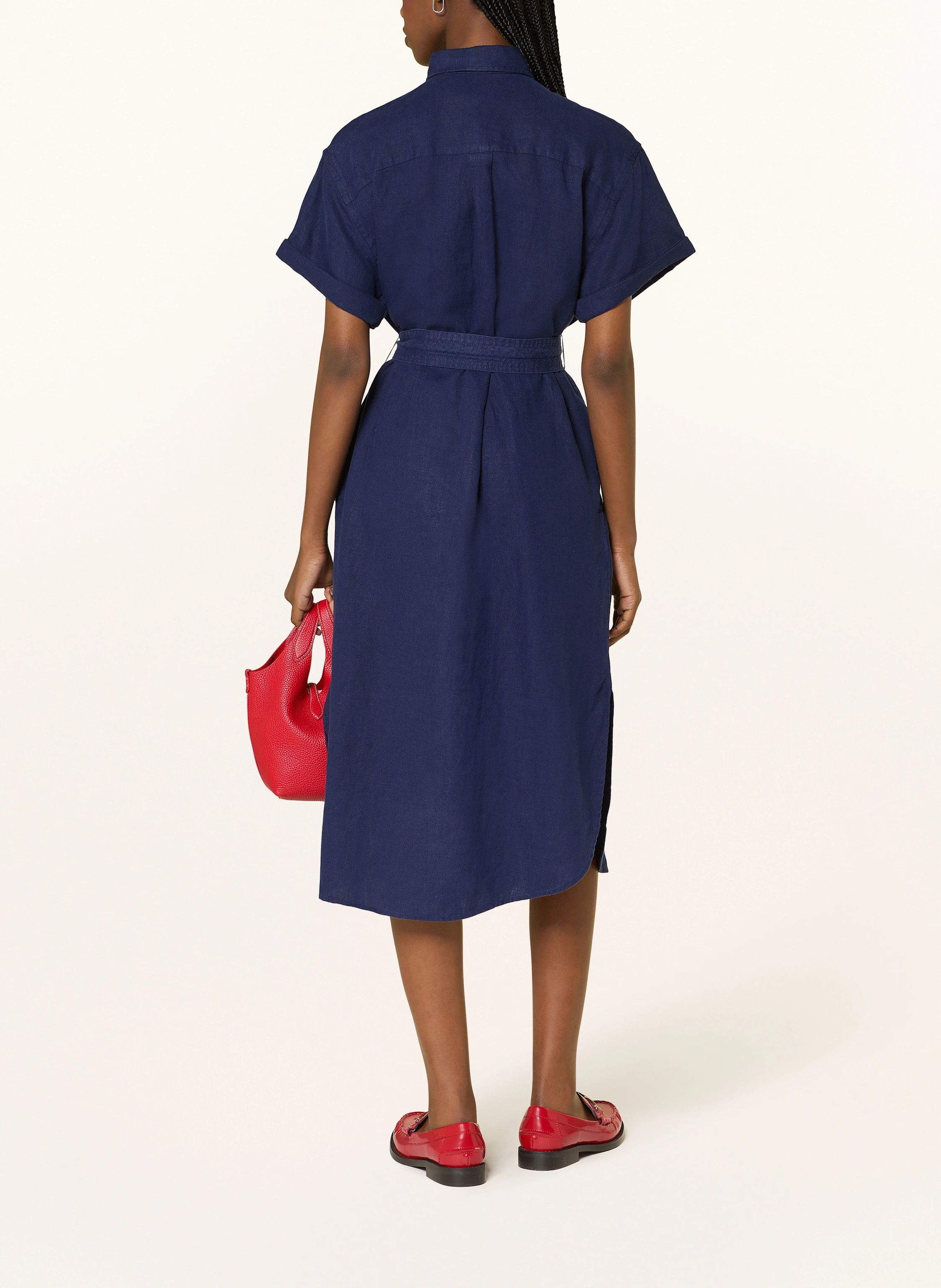 POLO RALPH LAUREN Hemdblusenkleid aus Leinen