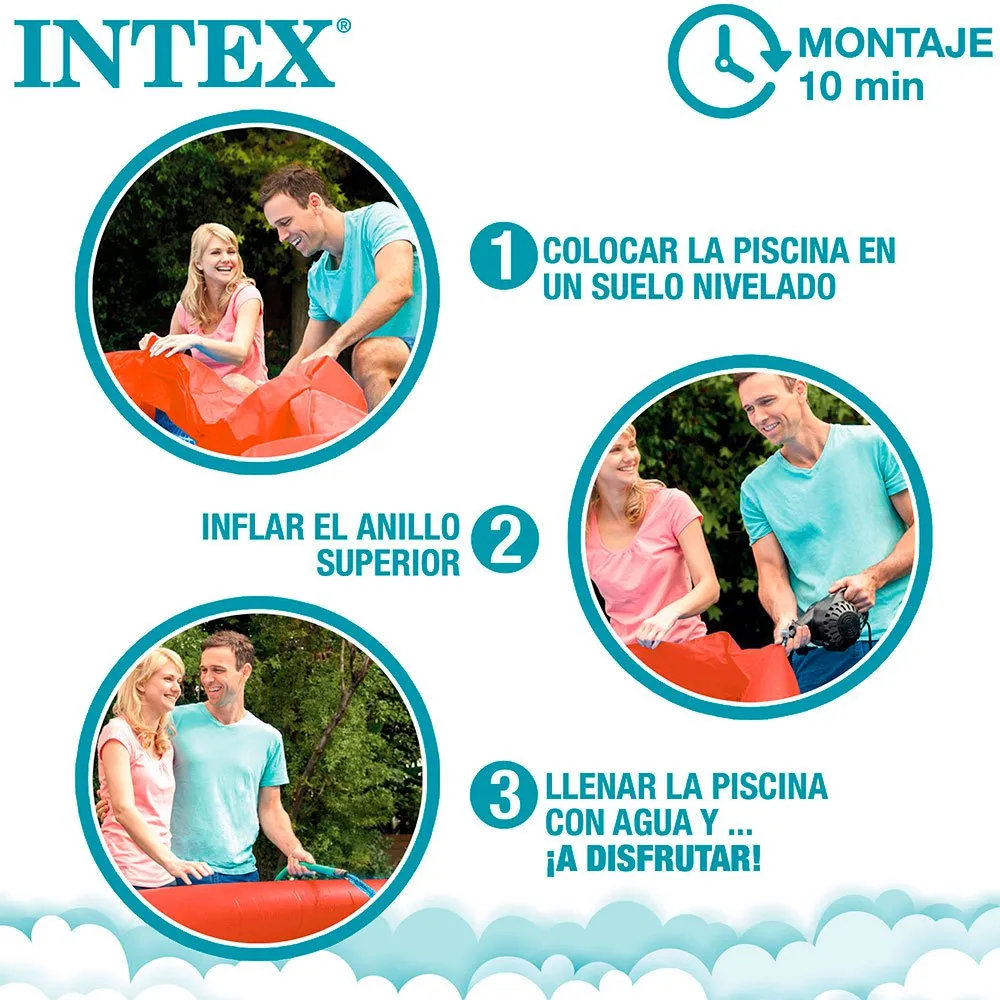 Intex Easy Set Crab Ø183x51cm Runder aufblasbarer Pool