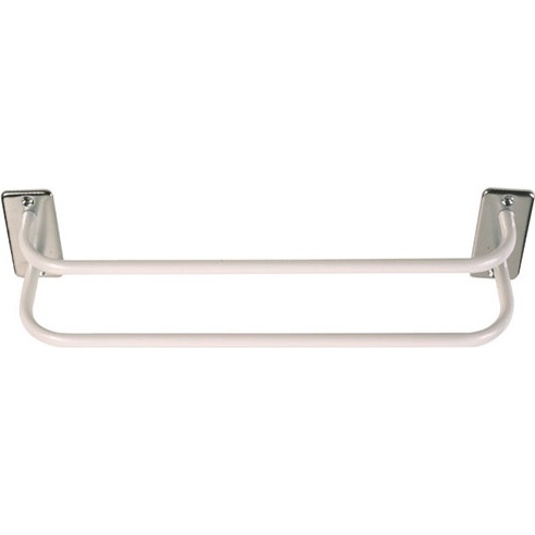 Porte-serviette - 2 barres - fixation murale - L : 50 cm - P : 12 cm - H :