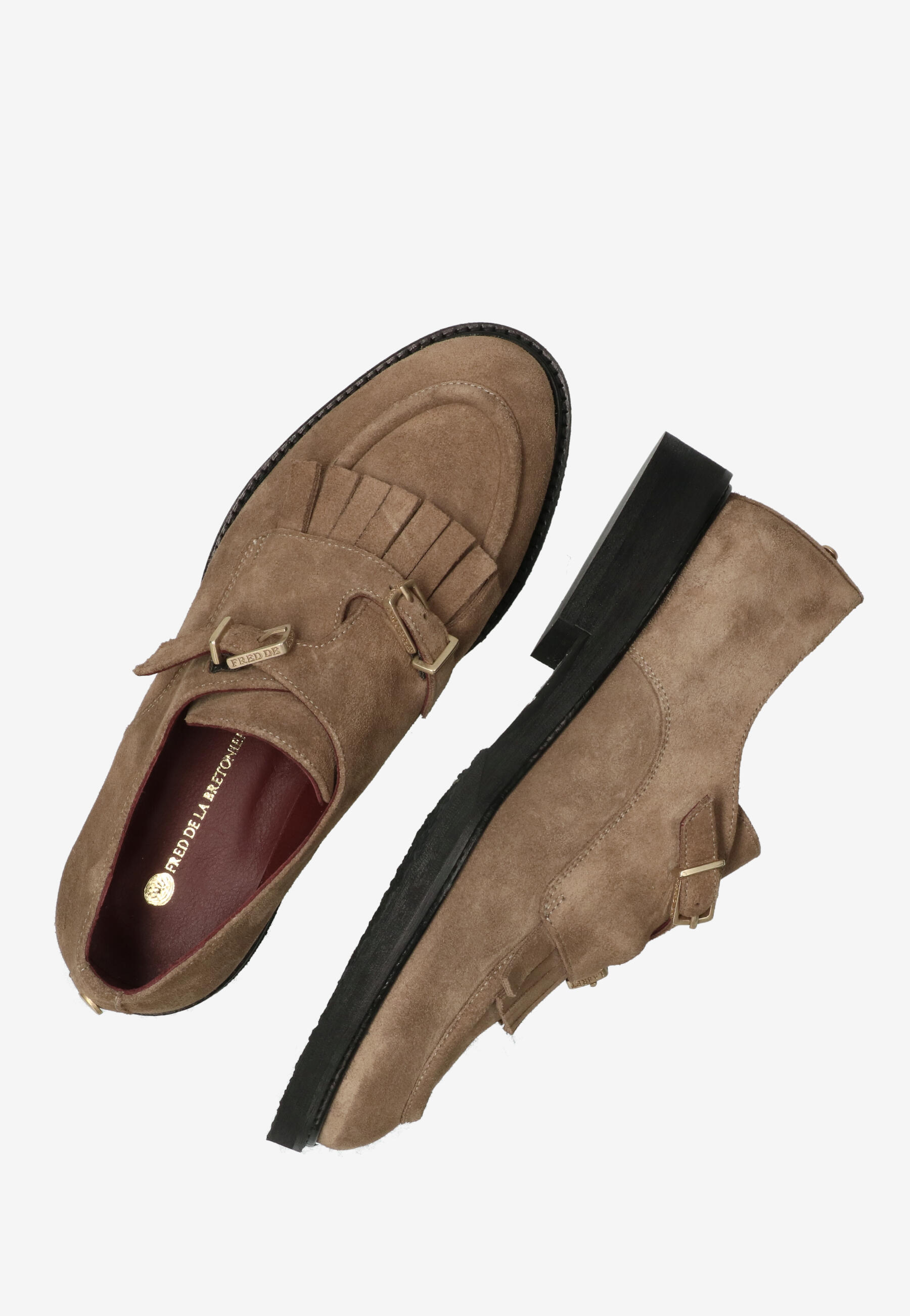 PARIS JAY shoe suede Dark Taupe
