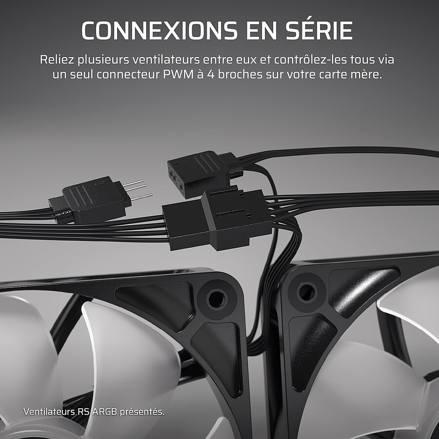 Corsair RS140 Dual Pack - Noir