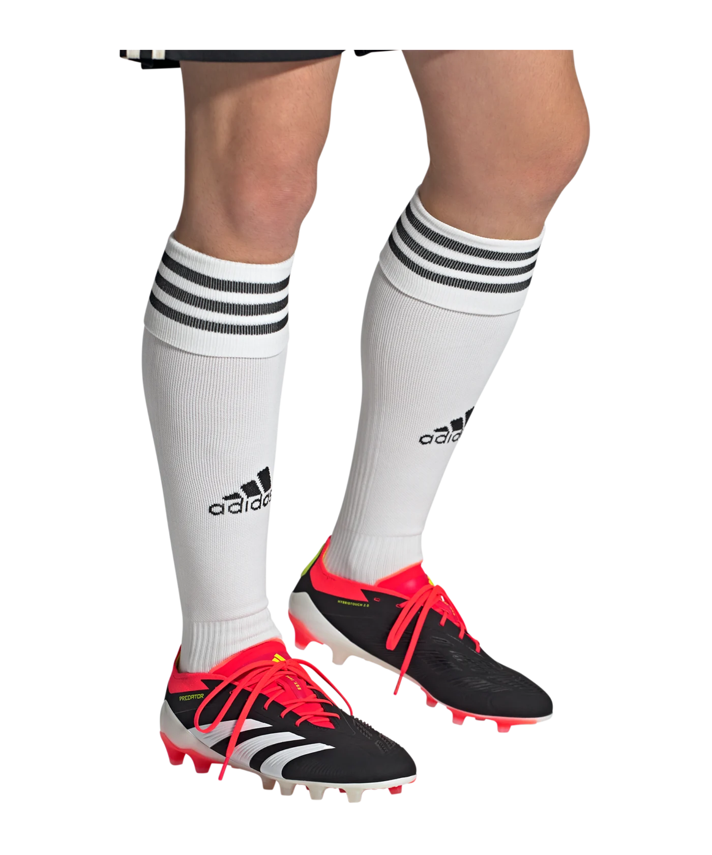 adidas Predator Elite AG Solar Energy Schwarz Weiss Rot