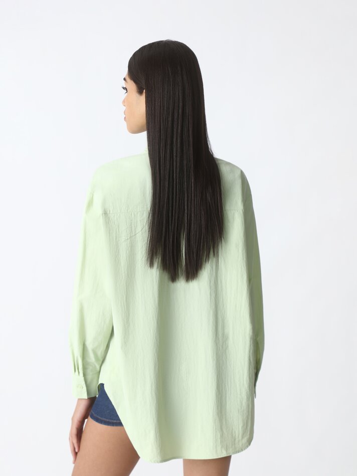 Camisa de manga comprida oversized - Lima