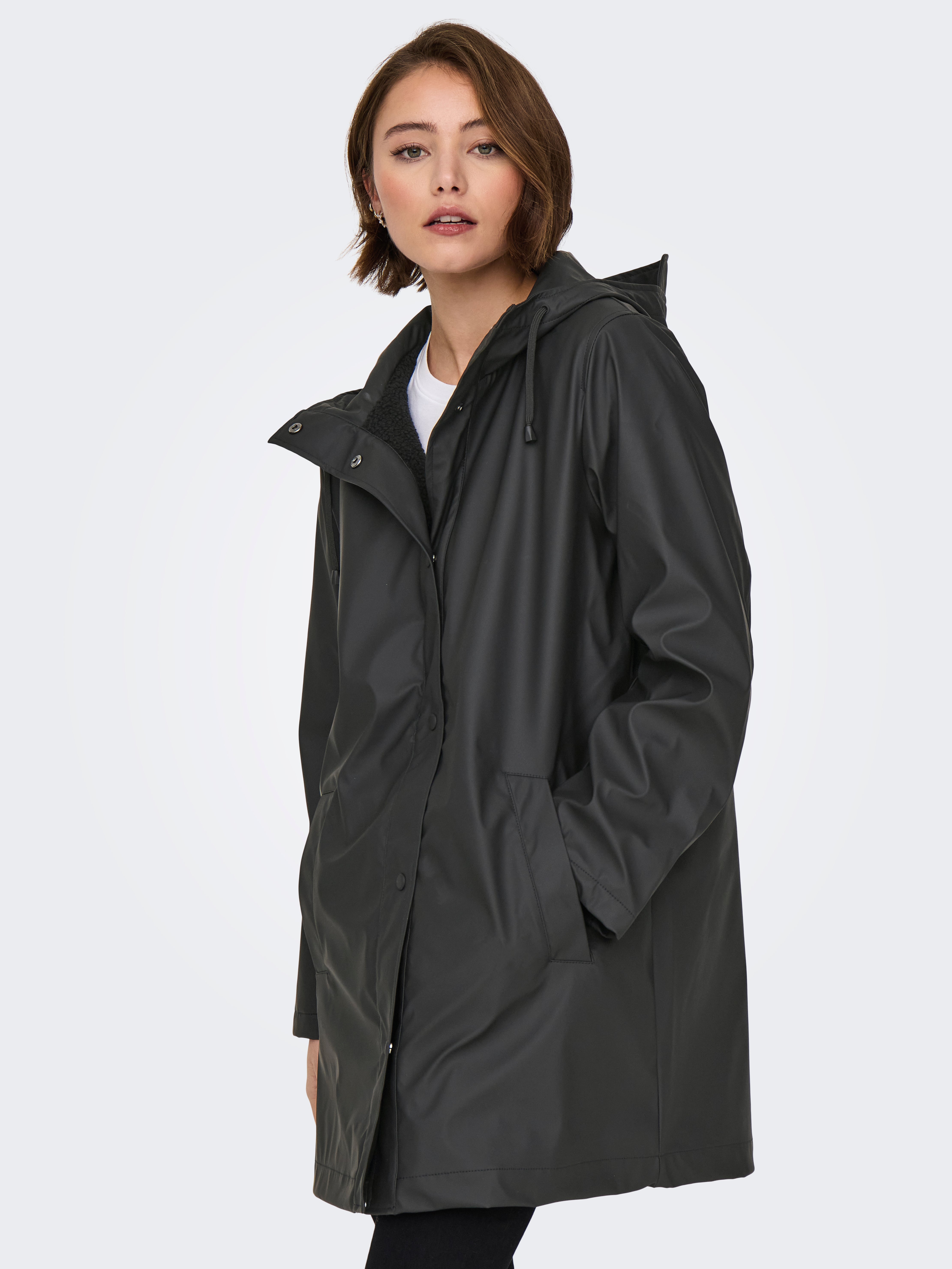 ONLVANESSA Regenmantel Black