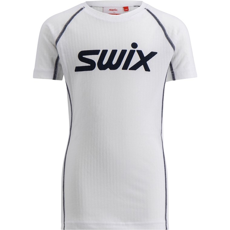 Swix RaceX Classic ShortSleeve Jr Bright White/ Dark Navy
