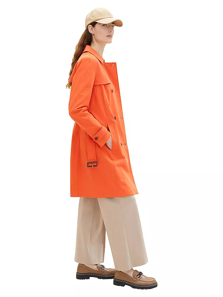 TOM TAILOR Trenchcoat orange