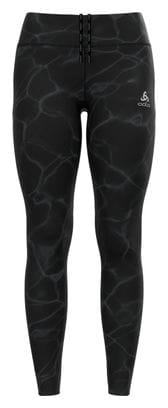 Collant Running Femme Odlo Zeroweight Print Noir