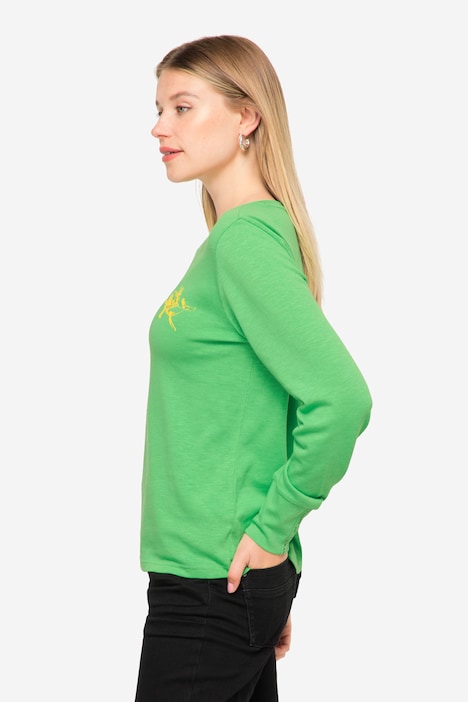 T-Shirt, Rundhals, Langarm, OEKO-TEX