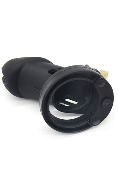 Cocklock CB-6000 Silicone Male Chastity Cage Black Kyskhetsbur