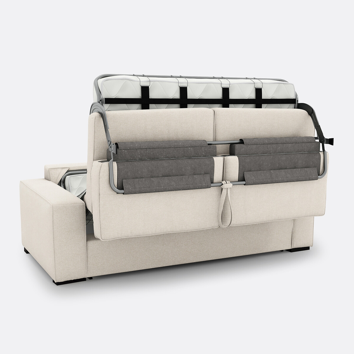 LA REDOUTE INTERIEURS<br>Cama-banco, tecido texturizado, Bultex, Cecilia