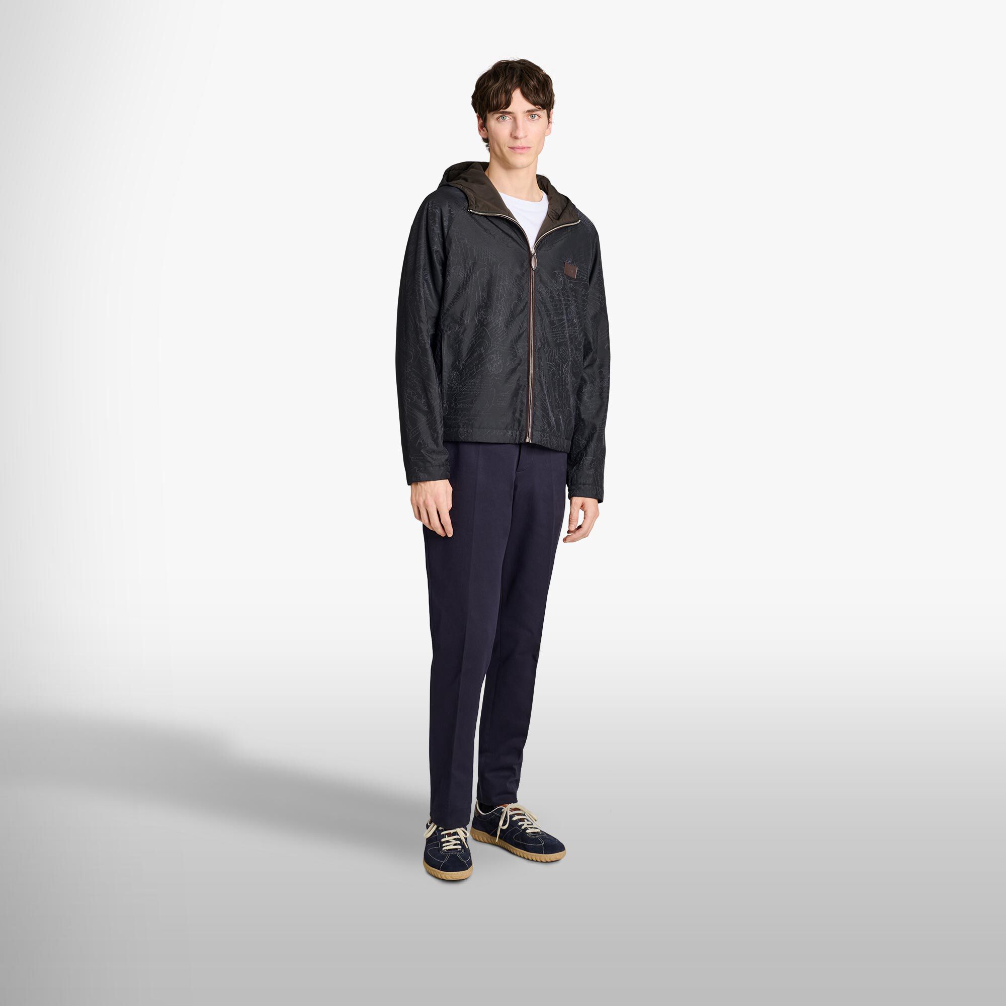 B-Way En Nylon Scritto Ouatine