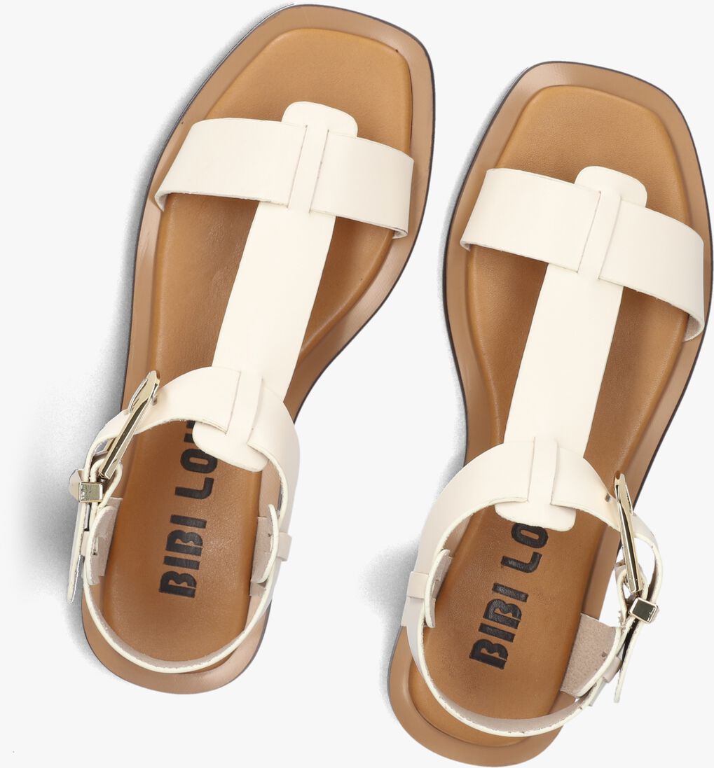 witte bibi lou platte sandalen 901z10aa