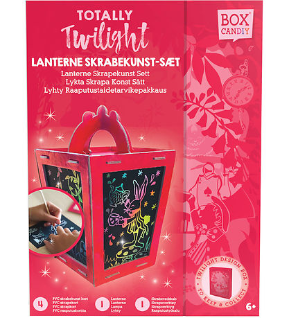 Box Candiy Kreatives Spielset - Laternen-Kratzkunst-Set - Totall