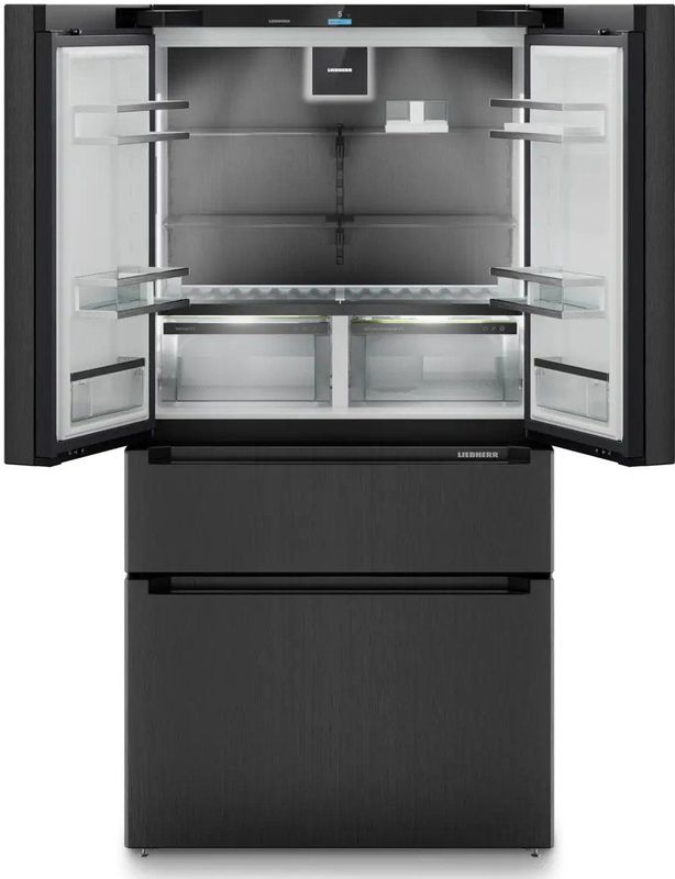 Liebherr MBbsdi 9556-20 Koelkast - Side-by-Side - Frenchdoor - Inhoud 587l - Zwart