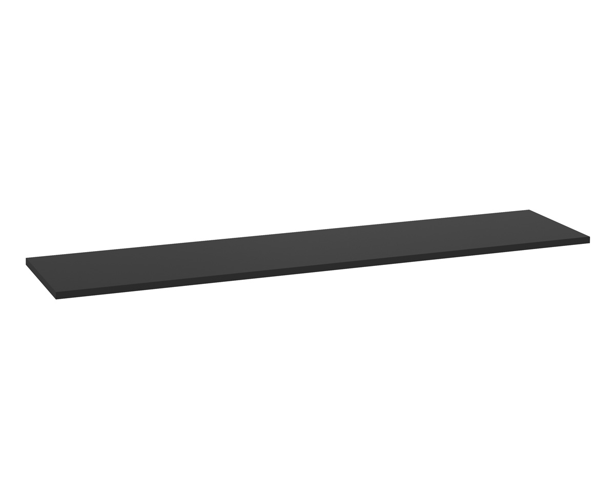 Fontana Versus toppaneel 200cm zwart mat