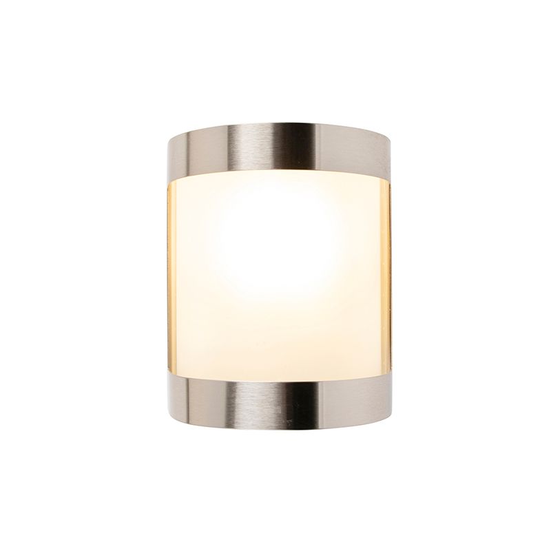 Moderne buitenwandlamp RVS IP44 - Mira