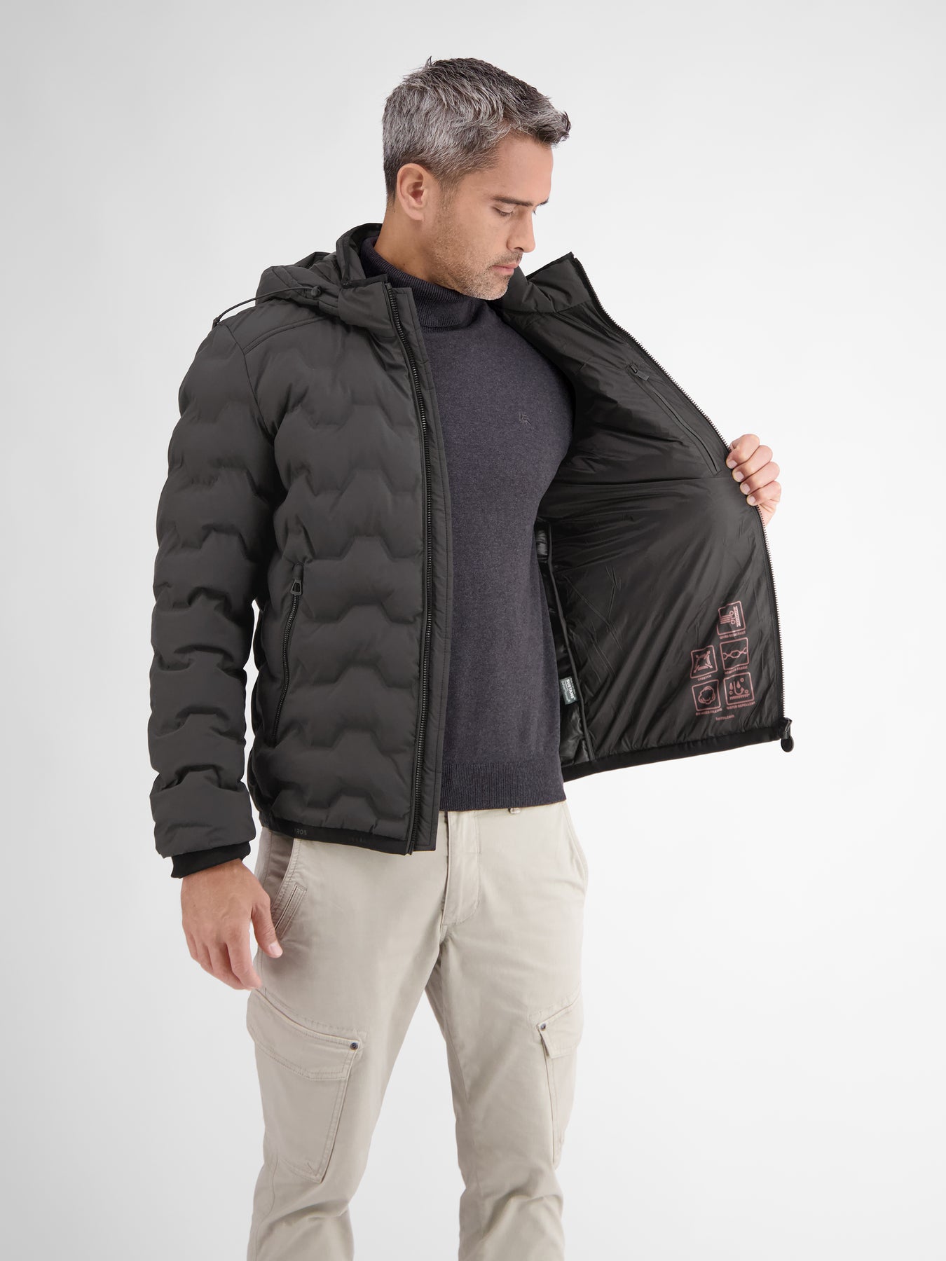 Leichter Kapuzen-Blouson