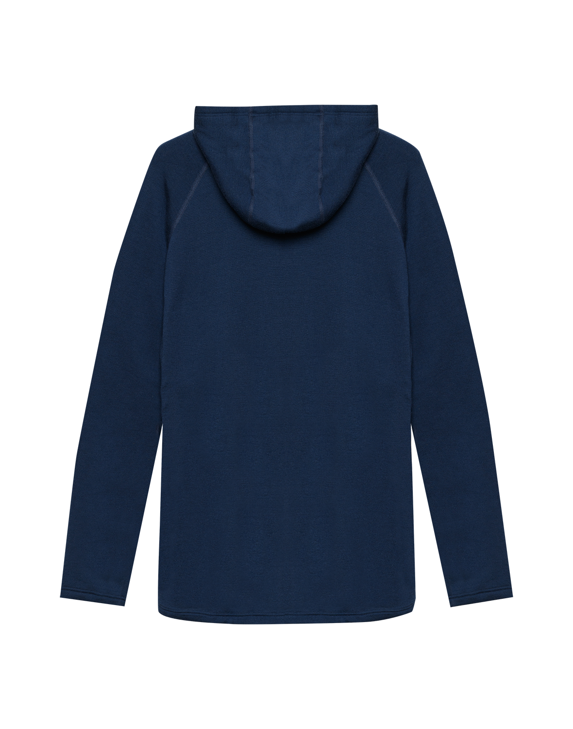 Vest met capuchon van merinowol terry voor heren