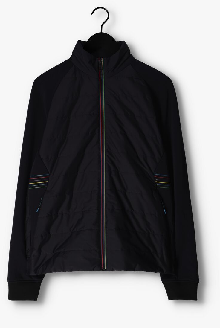 PS PAUL SMITH donkerblauwe ps paul smith gewatteerde jas mens mixed media jacket
