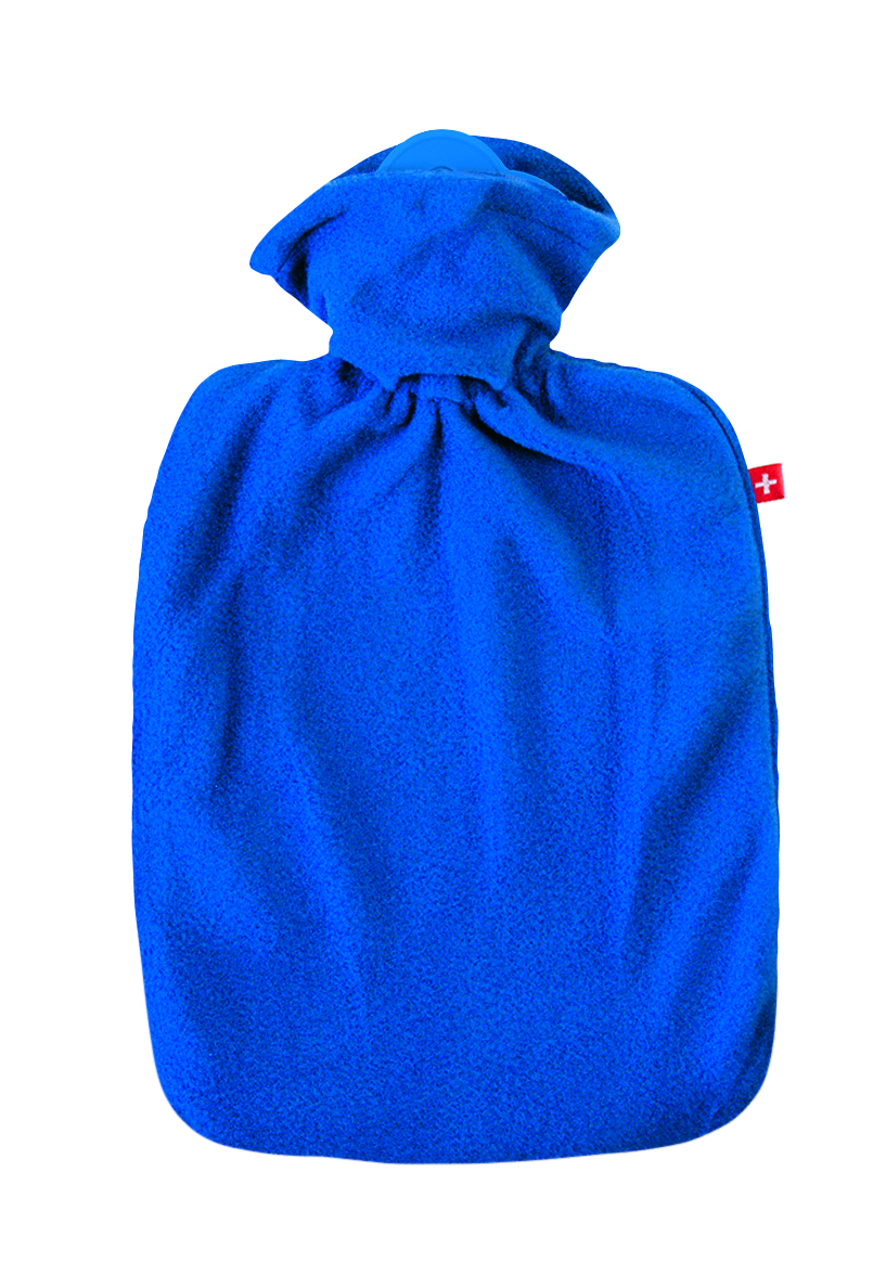 EMOSAN Wärmflasche Klassik Vlies blau 1 Stk