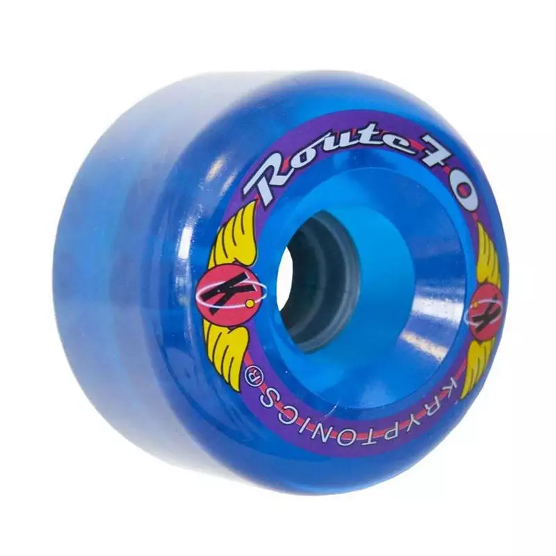 Roue Roller Quad KRYPTONICS Route 78A 70Mm Bleu Transparent