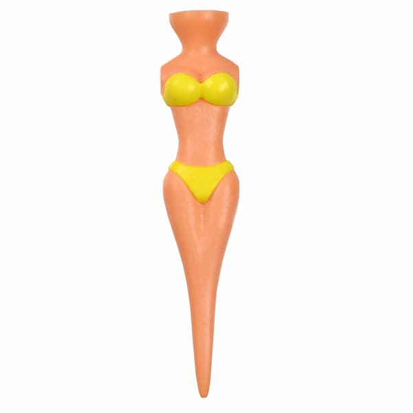 INF Golf Tees Bikini 4-pakning Flerfarget