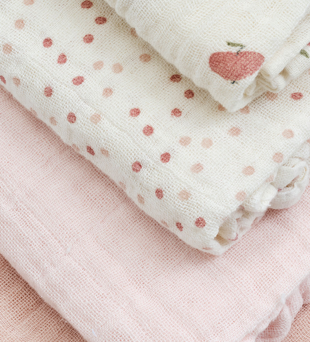 Pippi Spucktücher - 8er-Pack - 65x65 cm - Rose Dust