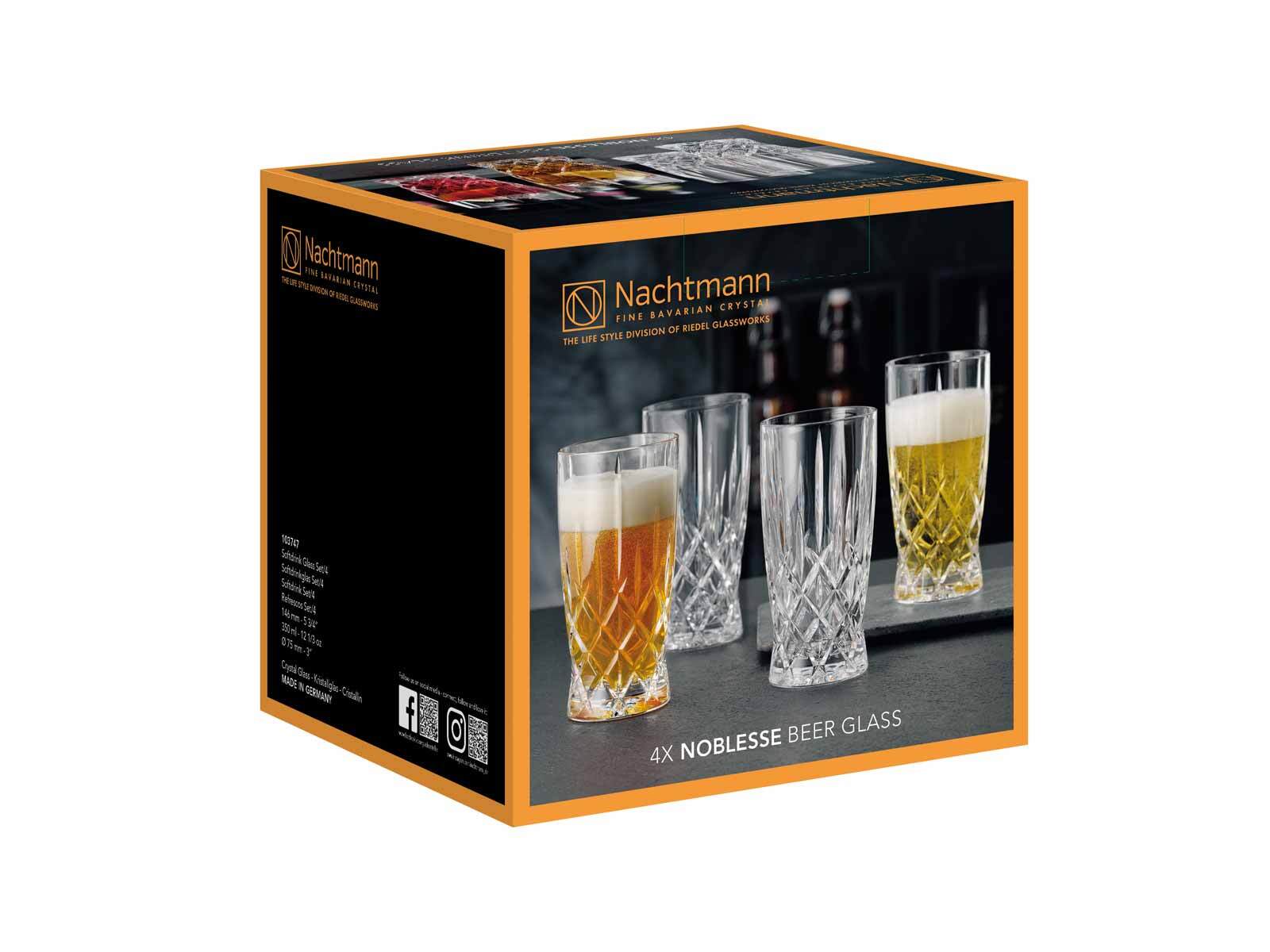 Nachtmann Biergläser Noblesse 350 ml 4er Set