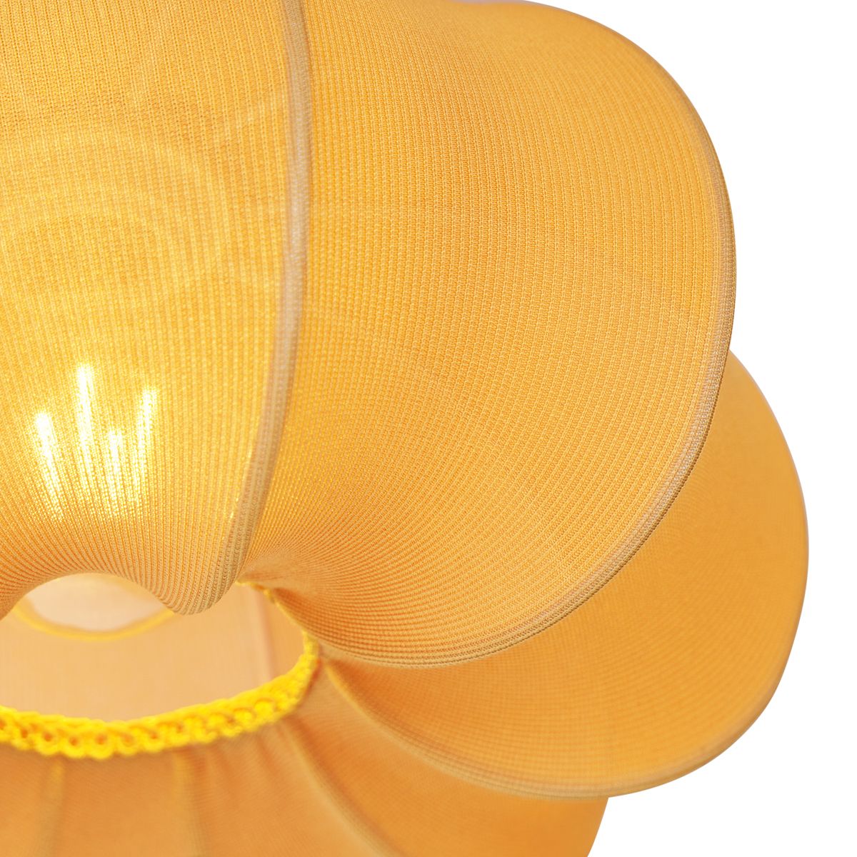 Japandi plafondlamp goud 37cm - Plu Asyesha