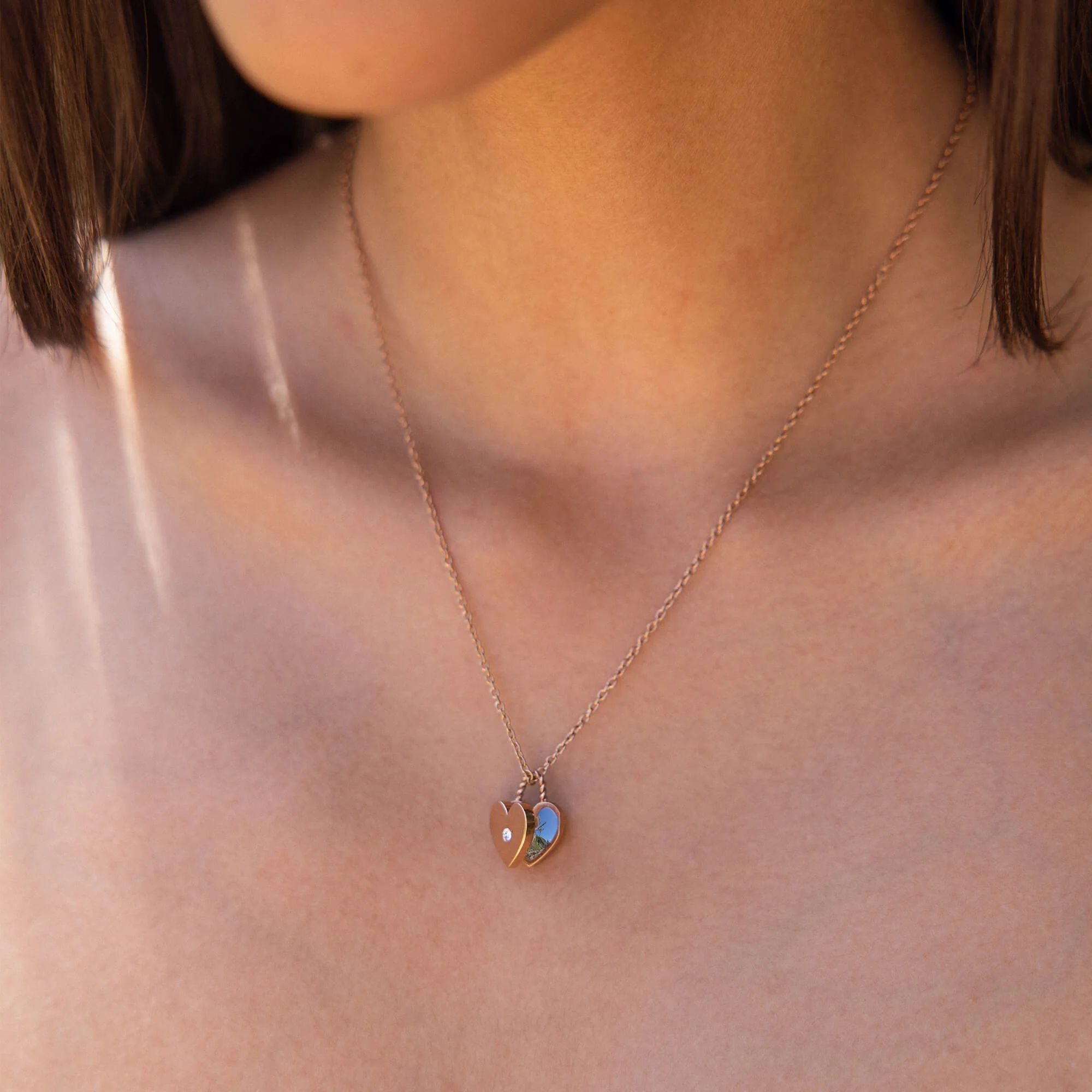 Heartbeat Medaillon Kette - PURELEI