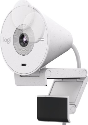 Logitech - Brio 300 - Full HD Webcam - Off-White