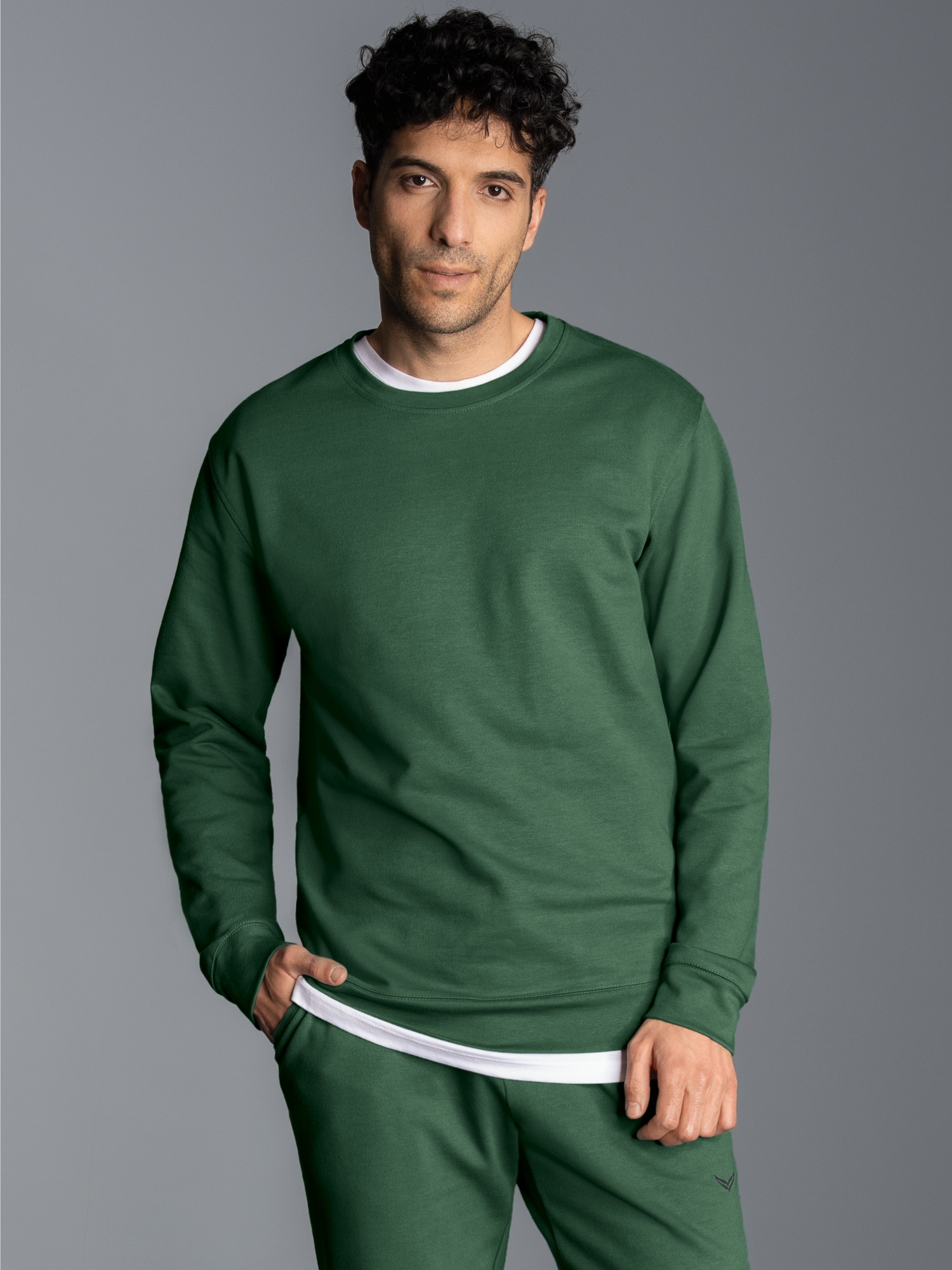 Sweatshirt aus Biobaumwolle Efeu